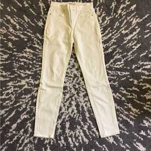 Madewell Cream Skinny Jeans